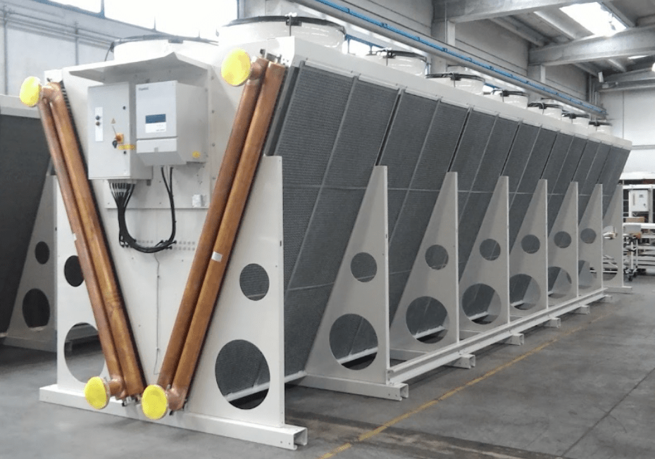 condensatore_superjumbo_vshape_impianto_raffreddamento_impianto_biomassa